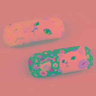Jetoy-cat Print Eyeglasses Case