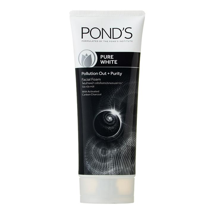 Pond's - Pure White Pollution Out + Purity Facial Foam 100g