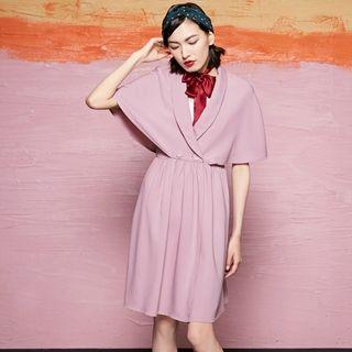 Cape A-line Dress