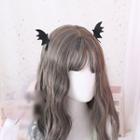 Set Of 2: Bat Hair Clip 1 Pair - As Shoen In Figure - One Size