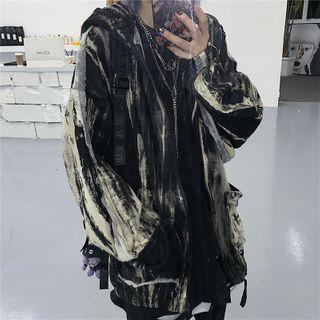Tie-dyed Hooded Jacket