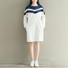 Color Block Knit Pullover Dress