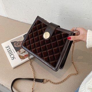 Chain Panel Crossbody Bag
