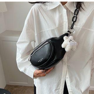 Chain Diagonal Belt Bag