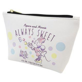 Minnie & Figaro Creamy Pattern Pouch