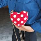 Dotted Heart Crossbody Bag
