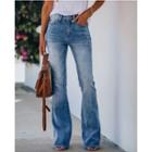 High Waist Skinny-fit Bootcut Jeans