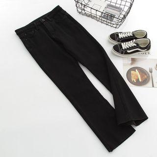 Boot-cut Fleece-lined Jeans
