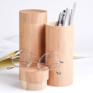 Wooden Bucket Spectacles Case