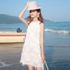 Fringe Halter Dress