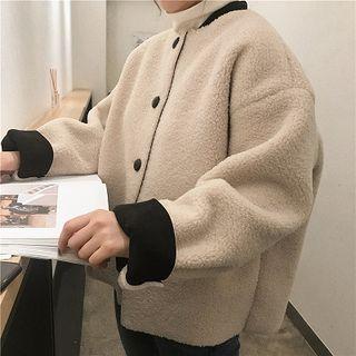 Buttoned Coat Off-white - One Size