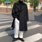 Plain Loose-fit Long-sleeve Jacket