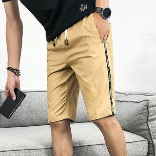 Letter Trim Shorts