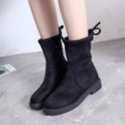 Round-toe Short Boots