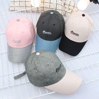 Embroidery Color Block Baseball Cap