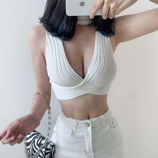 Knit Crop Sleeveless Top