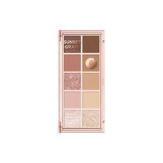 Peach C - Seasonal Blending Eyeshadow Palette - 2 Types #01 Sunset Grass