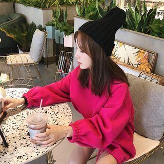 Drawstring-waist Sweatshirt
