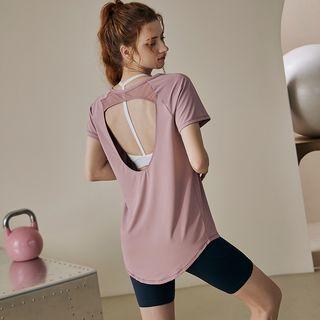 Open-back Sports T-shirt