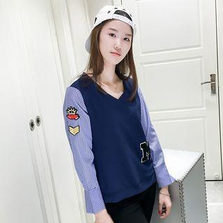 Applique Panel Blouse