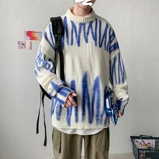 All-over Print Sweater