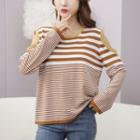 Knit Striped T-shirt