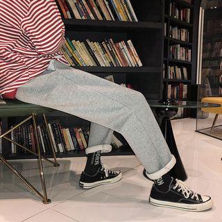 Crop Straight Fit Sweatpants