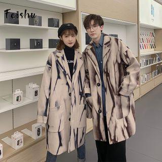 Couple Matching Tie Dye Long Coat