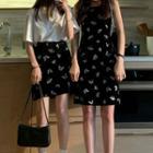Butterfly Strappy A-line Dress / A-line Skirt