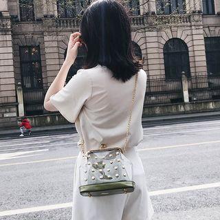 Kiss-lock Beaded Cross Bag
