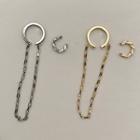 Non-matching Chained Earring