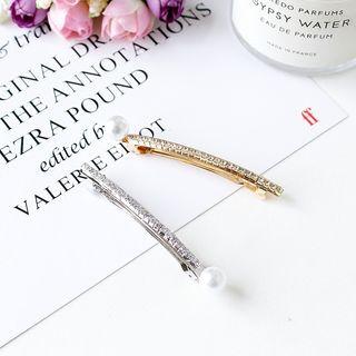 Rhinestone Beaded Barrette