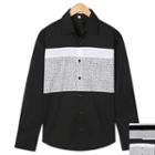 Two-tone Panel Shirt