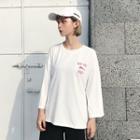 Long-sleeve Shark Print T-shirt