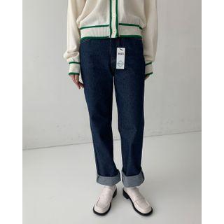 Straight-leg Indigo Jeans