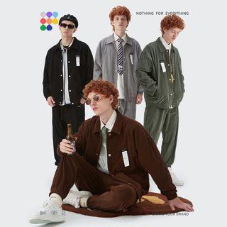 Corduroy Loose-fit Shacket / Jogger Pants