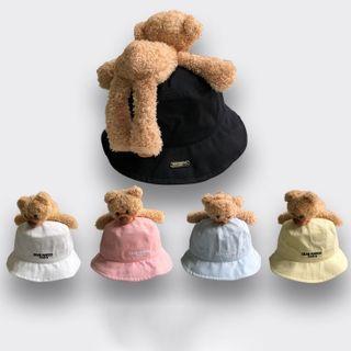 Bear Accent Bucket Hat