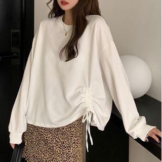 Long-sleeve Drawstring Top / Skirt