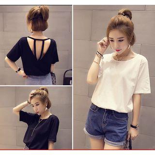 Strappy Back Short Sleeve T-shirt
