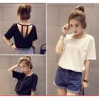 Strappy Back Short Sleeve T-shirt