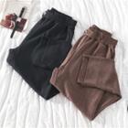 Plain Irregular Harem Pants