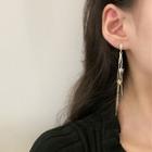 Star Fringe Earring 1 Pair - S925silver Earring - Gold - One Size