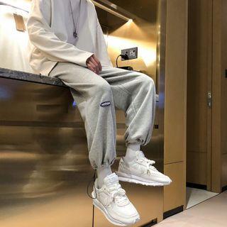 High-waist Patch Sweatpants