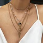 Set: Alloy Chunky Chain Necklace