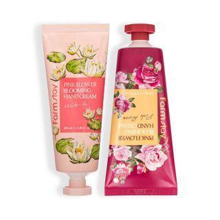 Farm Stay - Pink Flower Blooming Hand Cream Set 2 Pcs