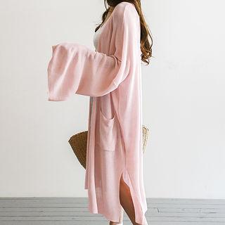 Wide-sleeve Long Light Cardigan
