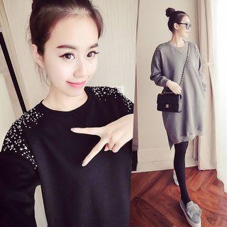 Embellished Long Pullover
