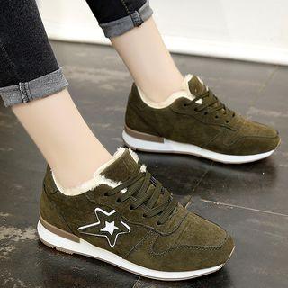 Star Fleece-lined Sneakers