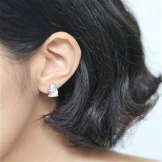 Rabbit Glaze Sterling Silver Earring 1 Pair - Silver - One Size