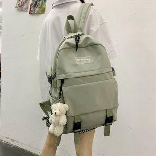 Plain Nylon Backpack / Bag Charm / Set